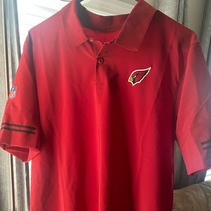 Men's Arizona Cardinals Nike Cardinal Sideline UV Performance Polo